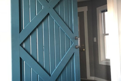 Entryway - transitional entryway idea in Other