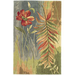 KAS Rugs & Home - Sparta 3159 Multicolor Island Oasis Rug, 3'6"x5'6" - Sparta 3159 Multicolor Island Oasis 3'6"x5'6". Hand-Tufted of 100% Wool with Cotton Backing. Made in China. Vacuum regularly & spot clean stains. Professional cleaning recommended periodically.