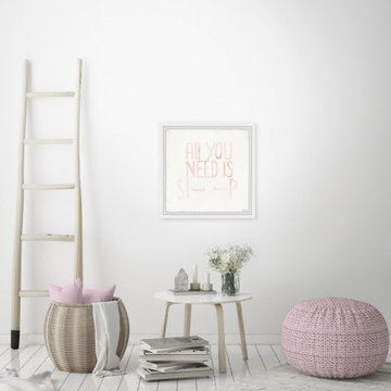 "All You Need Is Sleep II" Framed Painting Print