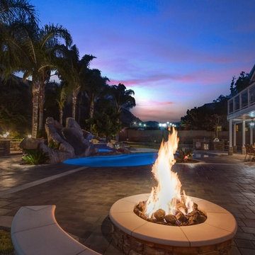 Night View - Orange Oasis