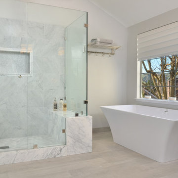 Award Winning Danville Master Bathroom by: Dorene Gomez