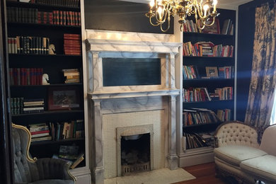 Faux Marble Fireplace