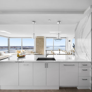 Kitchen and Three Bathroom Remodel in Battery Park