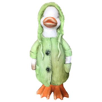 18" Green Raincoat Duck