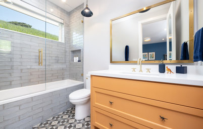 Bathroom of the Week: Bold and Flexible Design for a Young Boy