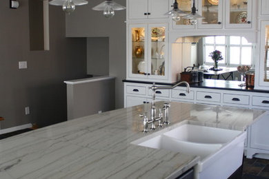 Example of a cottage kitchen design in Minneapolis