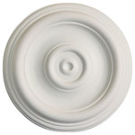 Udecor - MD-5084 Ceiling Medallion, Piece - Ceiling medallions and domes are manufactured with a dense architectural polyurethane compound (not Styrofoam) that allows it to be semi-flexible and 100% waterproof. This material is delivered pre-primed for paint. It is installed with architectural adhesive and/or finish nails. It can also be finished with caulk, spackle and your choice of paint, just like wood or MDF. A major advantage of polyurethane is that it will not expand, constrict or warp over time with changes in temperature or humidity. It's safe to install in rooms with the presence of moisture like bathrooms and kitchens. This product will not encourage the growth of mold or mildew, and it will never rot.