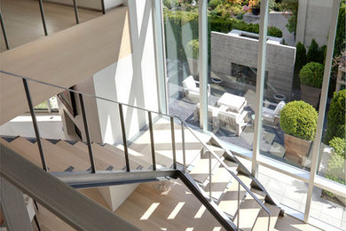 Trendy staircase photo in Seattle