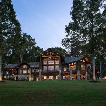 North Carolina Log Home - Lake Gaston Residence