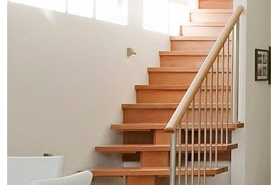 This is an example of a modern staircase in Gold Coast - Tweed.