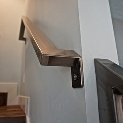 Simple, Clean Brushed steel hand rail - Products