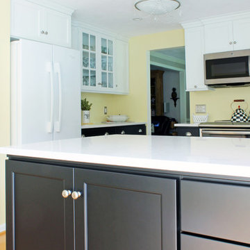 Black & White Painted Kitchen