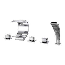 Chrome Water Mixer Y-8014-B - Bathtub Faucets