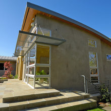 white hills exterior house