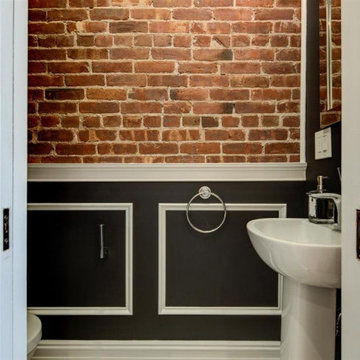 Hoboken Brownstone New Powder Room