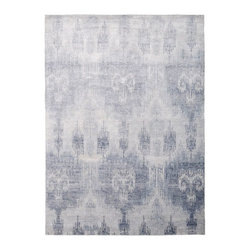 Ikat Bamboo Blue by The Rug Company - Area Rugs