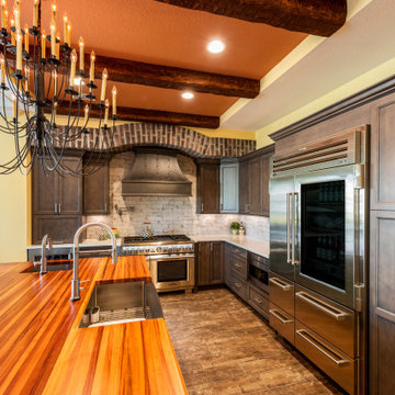 Mediterranean Inspired Kitchen