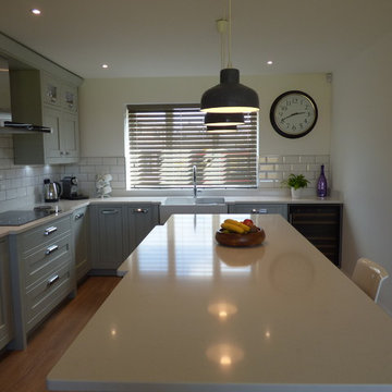 grey in-frame kitchen - fellside housing development