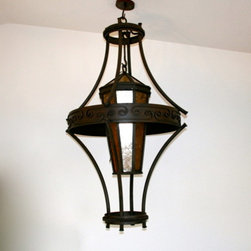 Lantern Scroll Ceiling Light - Pendant Lighting
