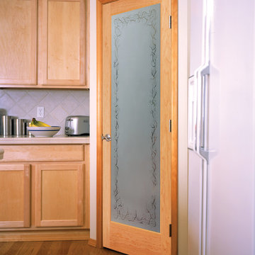 Jasmine Decorative Glass Interior Door