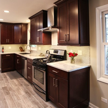 Irish Influenced Transitional Kitchen