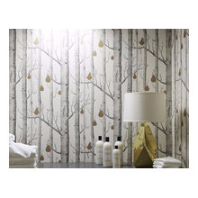 Wallpaper In Powder Room