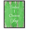 Today I Choose Joy Inspirational, Canvas, Picture Frame, 22"X29"
