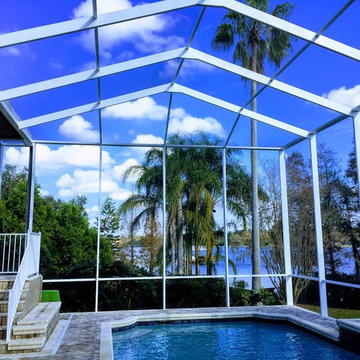 Pool Cage Painting
