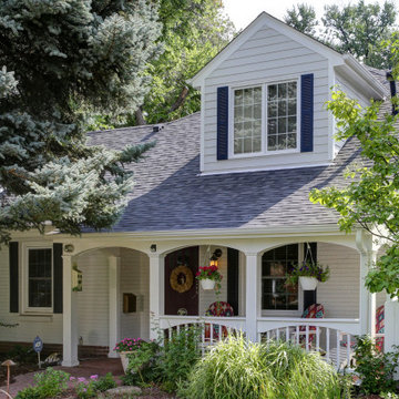 James Hardie Fiber Cement Siding Project | Denver Home | White-on-White