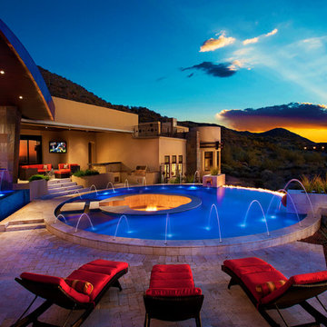 Negative Edge Pools by Mossman Brothers Pools