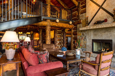 Inspiration for a country living room in Los Angeles.