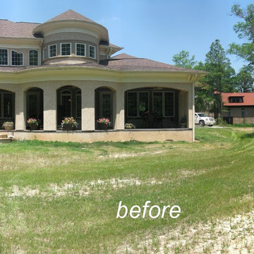 Italianate pool & courtyard in a tight space