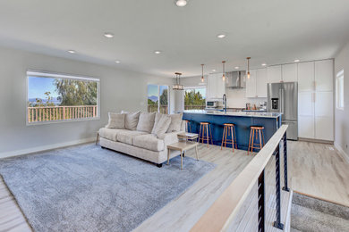 Living room - contemporary living room idea