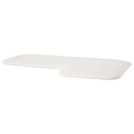 L-Shaped Replacement Cushion Shower Seat Top Only, 26", Left-Handed