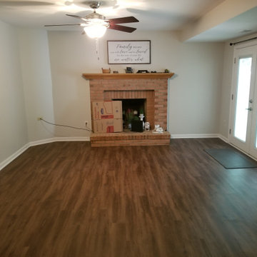 Banister/Baluster Stain + Flooring Replacement Project - Woodbridge, VA