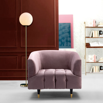Chic Home Julia Club Chair, Blush