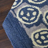 Hand Tufted Wool  Area Rug Area Rug Contemporary Blue Beige