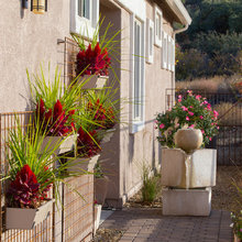 Planters for fence