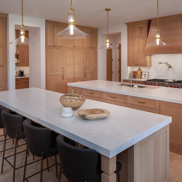 Serene Beech + Brass Kitchen