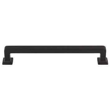 Top Knobs TK705 Ascendra 6-5/16 Inch Center to Center Handle - Flat Black