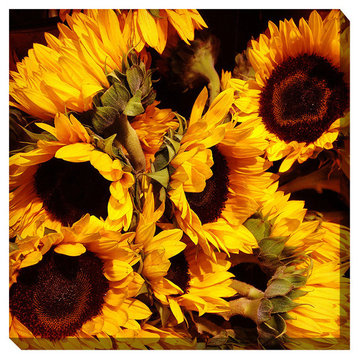 Rustic Sunflowers Outdoor Art