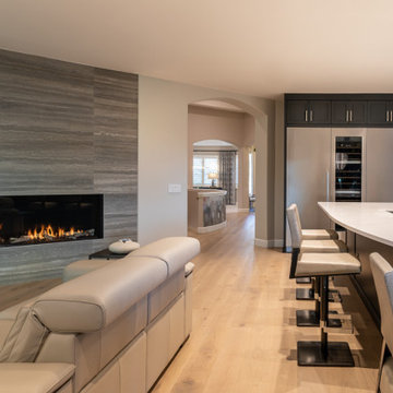 Statement Fireplace Wall