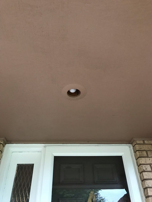 Help on replacing recessed can light with flush mount