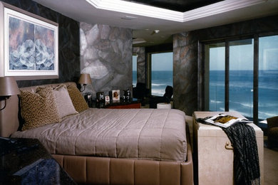 Inspiration for a transitional bedroom remodel in San Diego