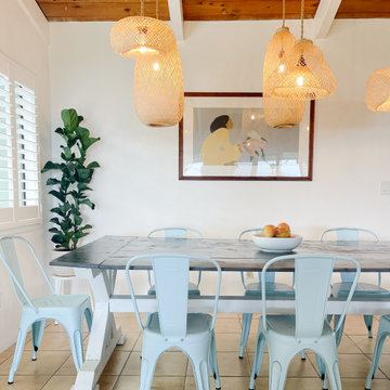 Modern Costal Dining Space