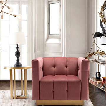 Chic Home Primavera Club Chair, Rose