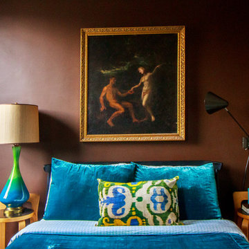 My Houzz: Vibrant Victorian Row House With Midcentury Style