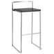 Genoa Bar Stool, Black, Counter Height