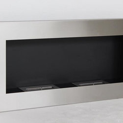 "Verra" Recessed Ventless Ethanol Fireplace - Indoor Fireplaces