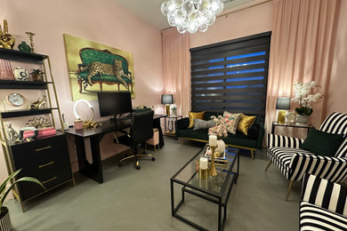 Example of a home office design in Other